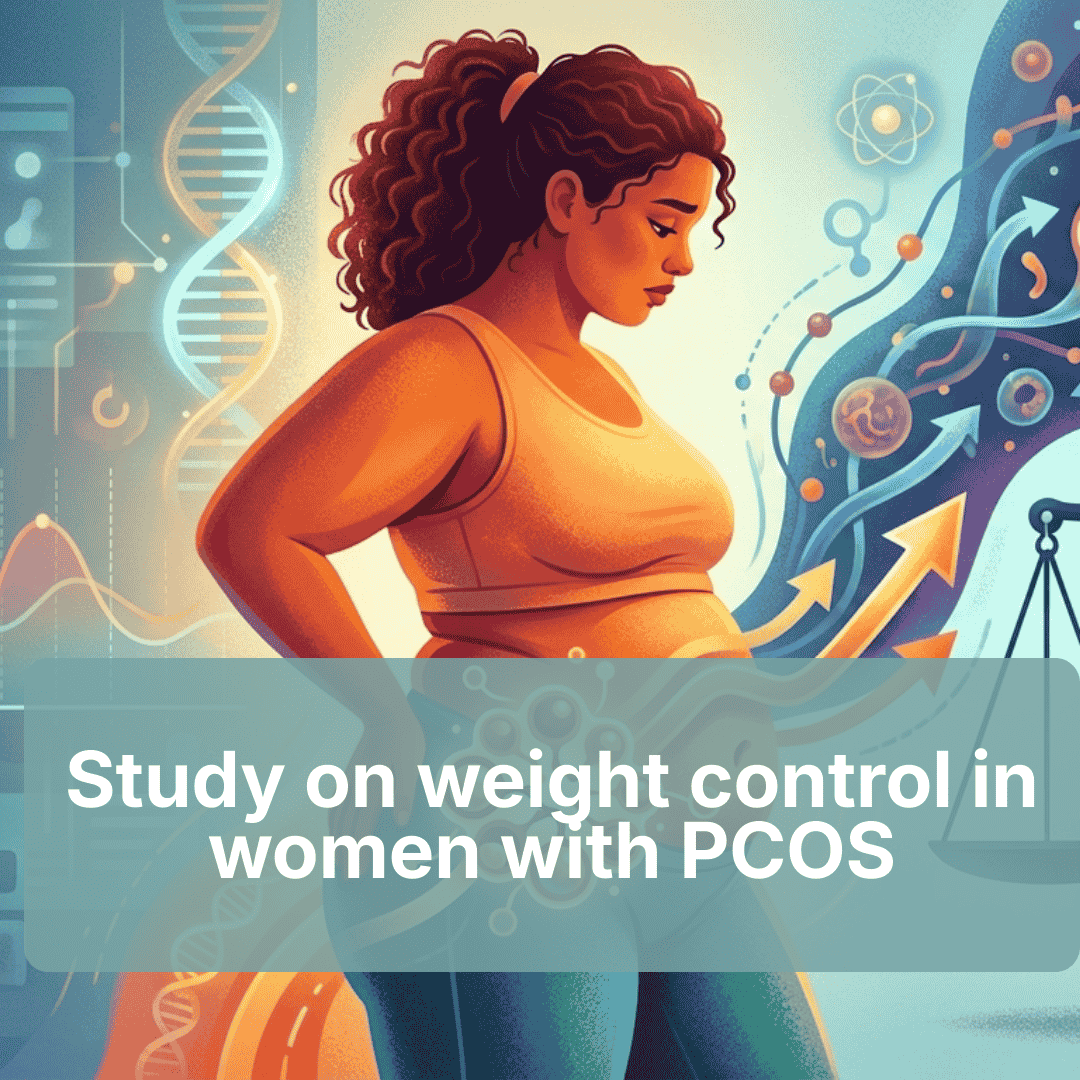 women with pcos suffering from weight gain with inositol complex as a solution from a clinical study